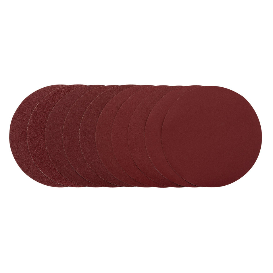 DRAPER Sanding Discs, 200mm, Assorted Grit (Pack of 10) Model No. SDHAL200