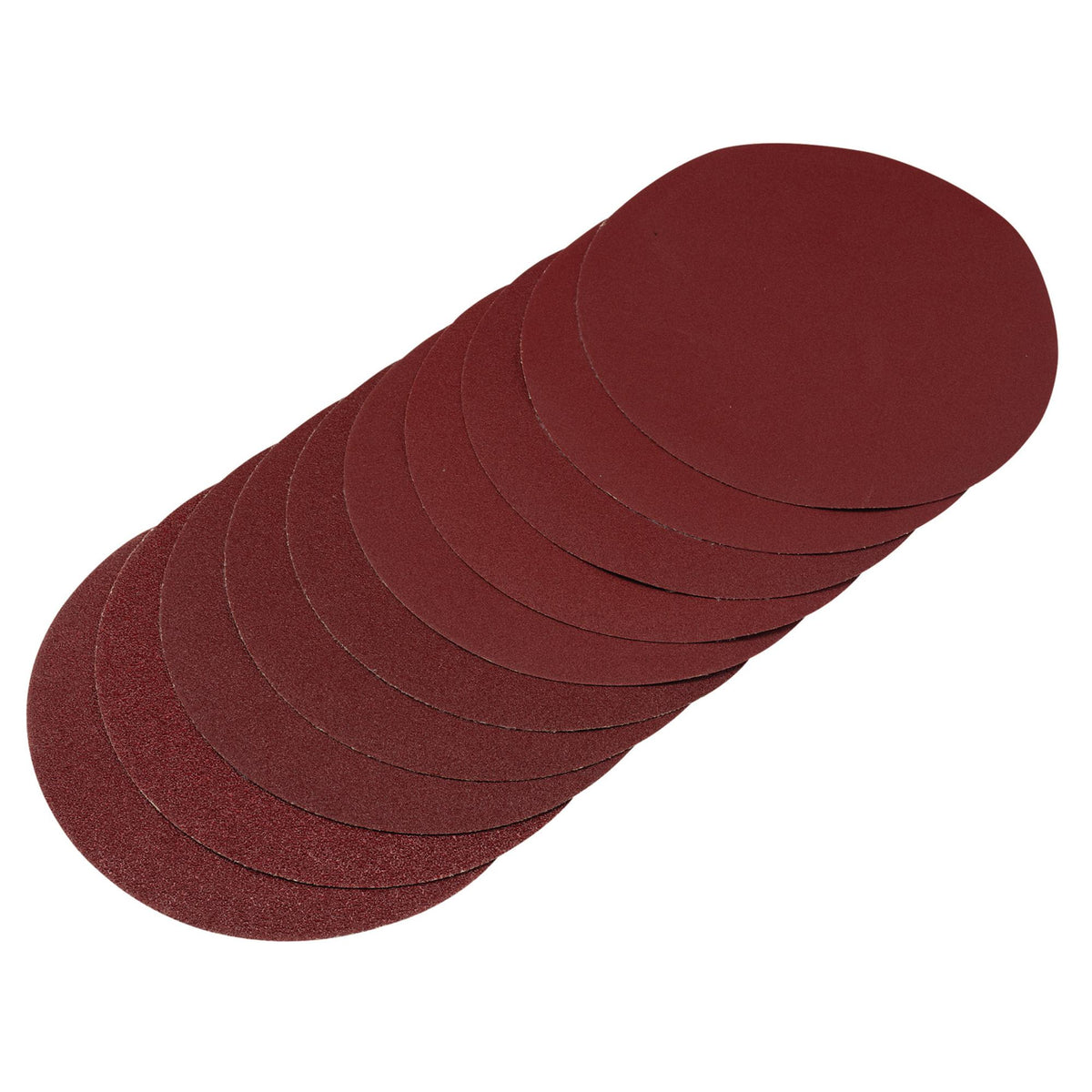 DRAPER Sanding Discs, 200mm, Assorted Grit (Pack of 10) Model No. SDHAL200