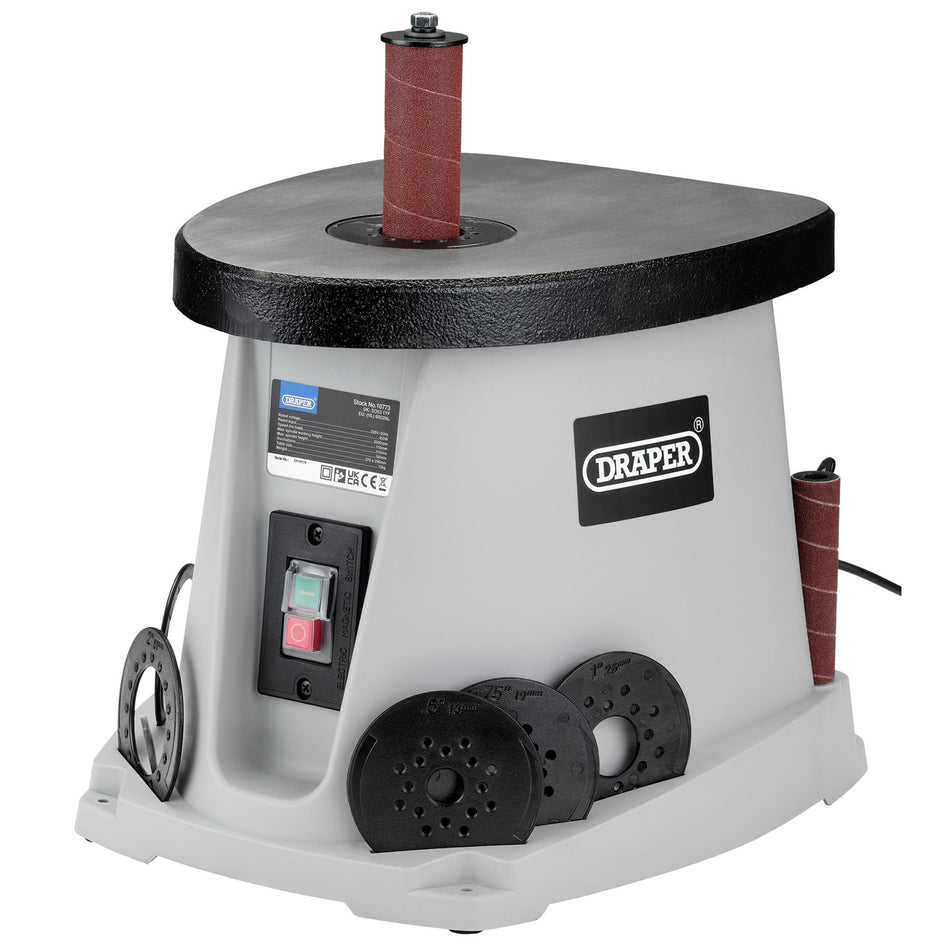 DRAPER 450W 230V Bench Mounted Bobbin Sander: Model No.BBS450A