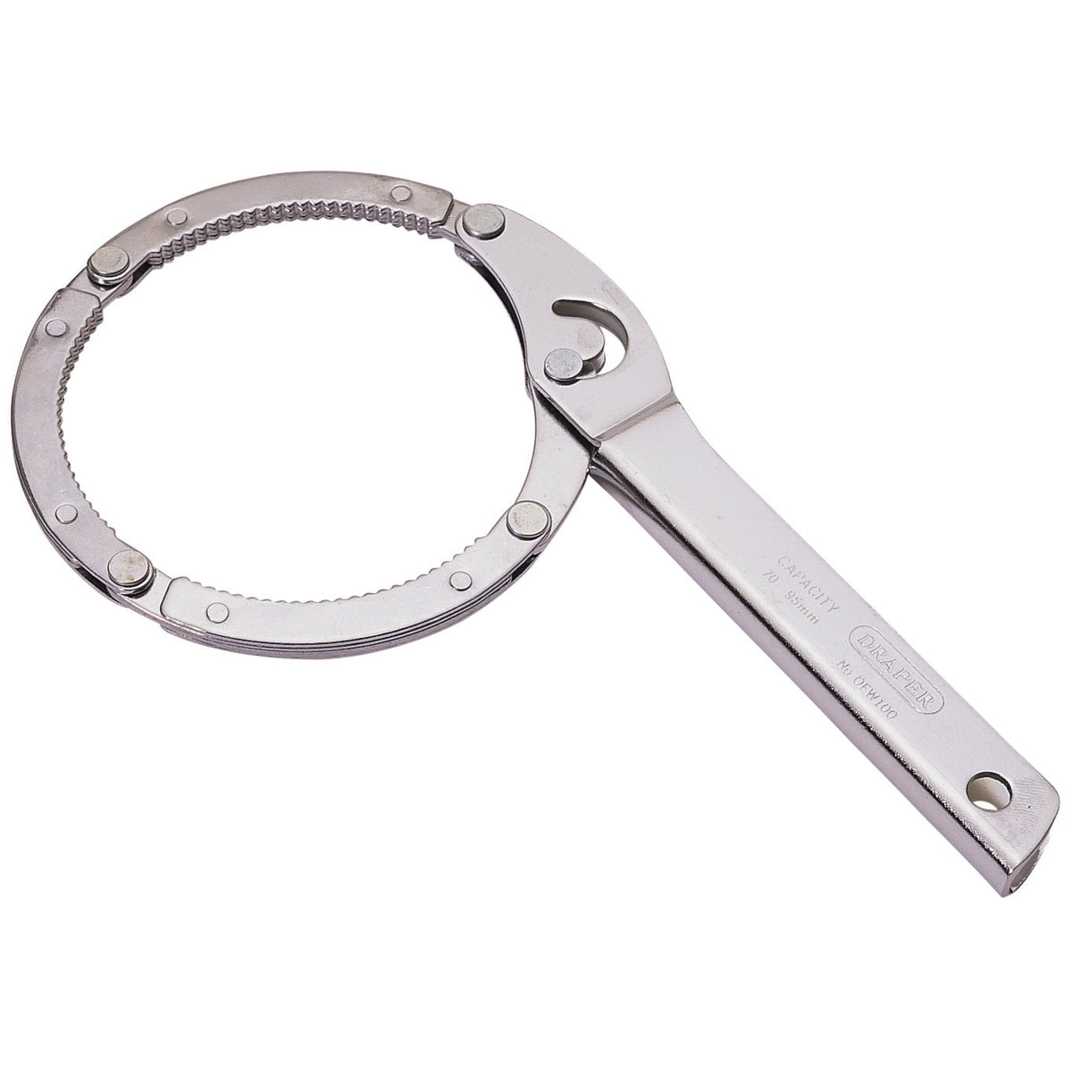 DRAPER 100mm Capacity Oil Filter Wrench: Model No.OFW 100