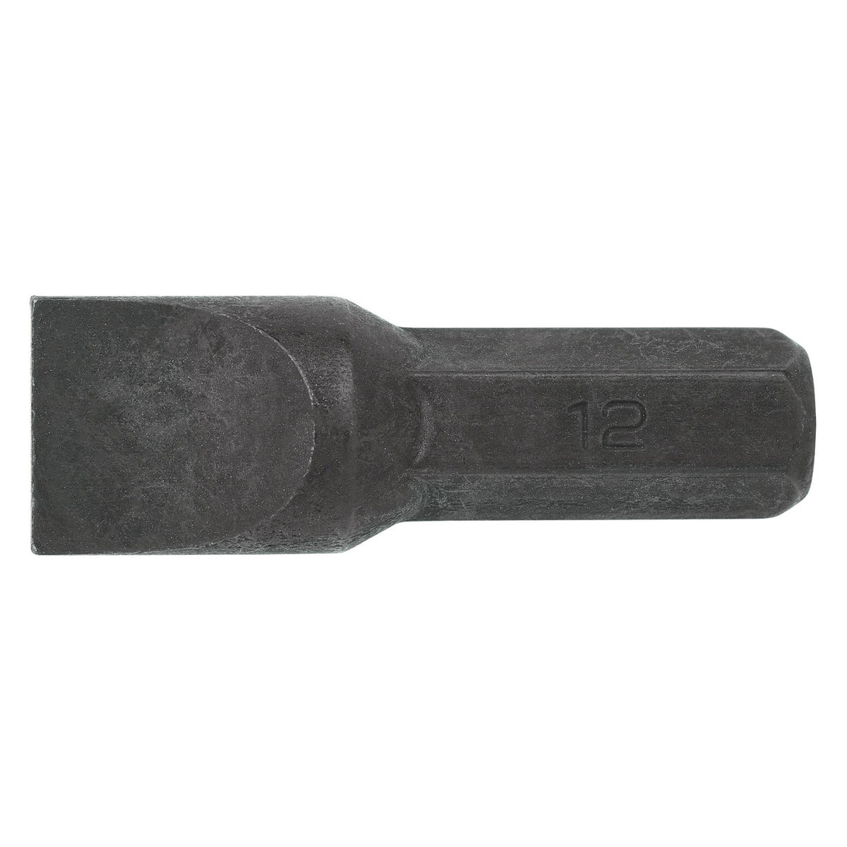 DRAPER 12mm Plain Slot Impact Screwdriver Bit: Model No.2800M/PL