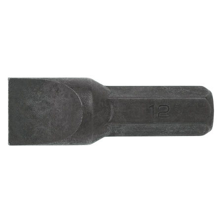 DRAPER 12mm Plain Slot Impact Screwdriver Bit: Model No.2800M/PL