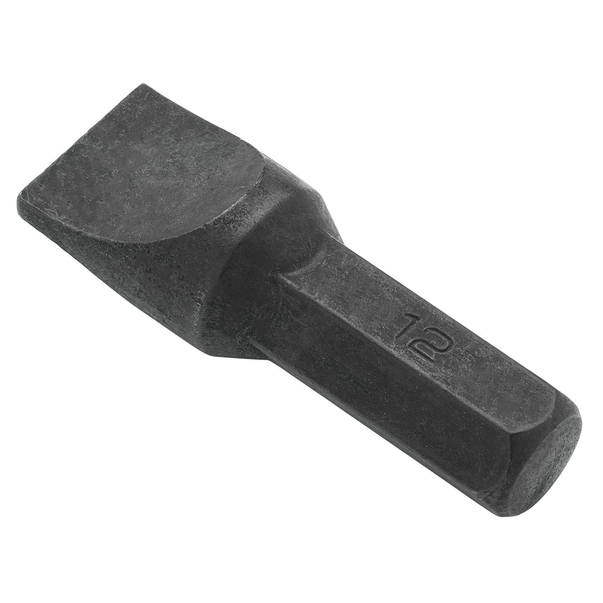 DRAPER 12mm Plain Slot Impact Screwdriver Bit: Model No.2800M/PL