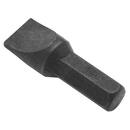 DRAPER 12mm Plain Slot Impact Screwdriver Bit: Model No.2800M/PL