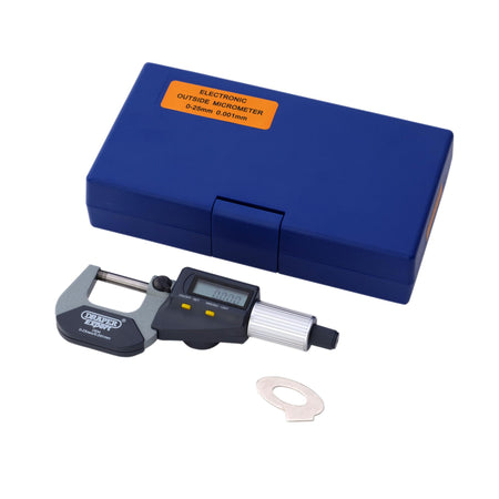 Draper Expert Digital External Micrometer, 0-25mm