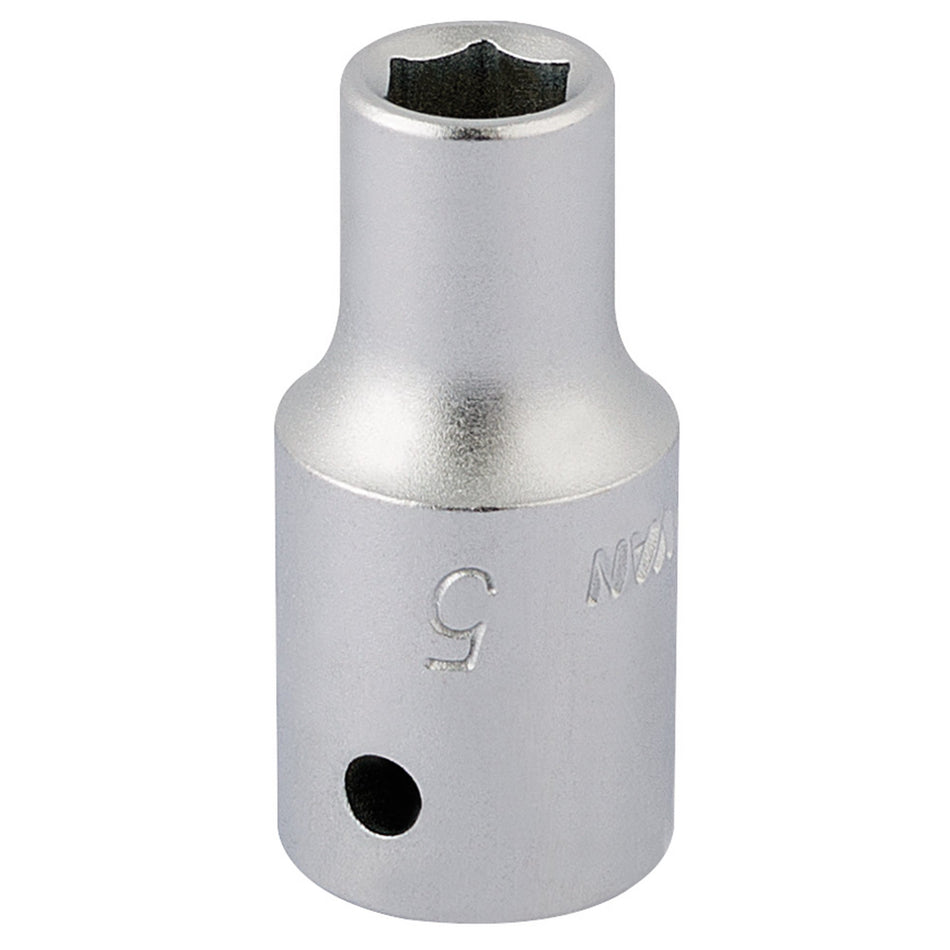 5mm 1/4" Square Drive Elora Hexagon Socket : Model No. 1455