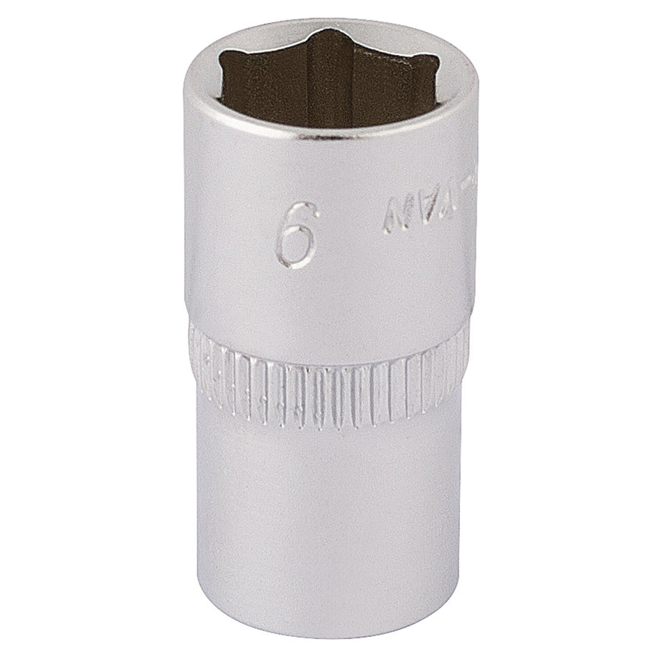 9mm 1/4in. Square Drive Hexagon Socket: Model No.1455