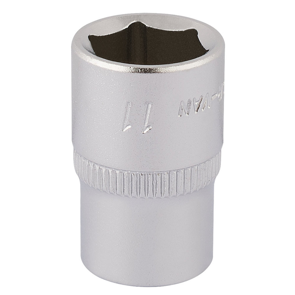 11mm 1/4in. Square Drive Hexagon Socket: Model No.1455