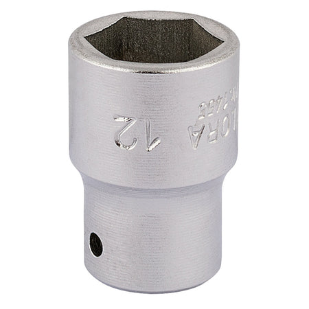 12mm 1/4in. Square Drive Hexagon Socket: Model No.1455