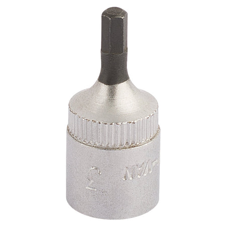 3mm 1/4in. Square Drive Hexagon Screwdriver Socket: Model No.1455-IN