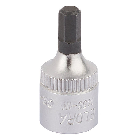 4mm 1/4in. Square Drive Hexagon Screwdriver Socket: Model No.1455-IN