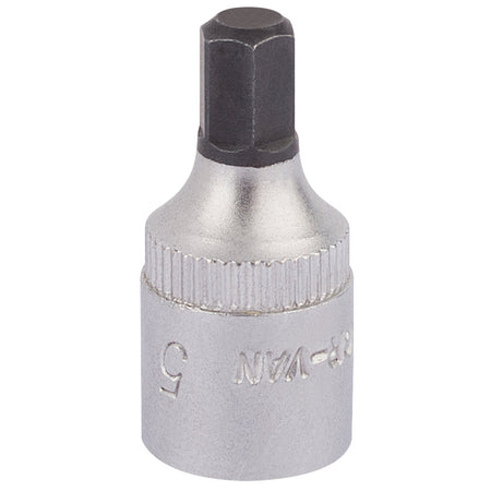 5mm 1/4in. Square Drive Hexagon Screwdriver Socket: Model No.1455-IN