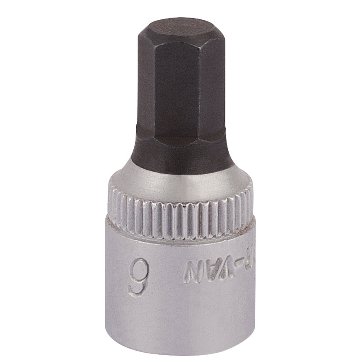 6mm 1/4in. Square Drive Hexagon Screwdriver Socket: Model No.1455-IN