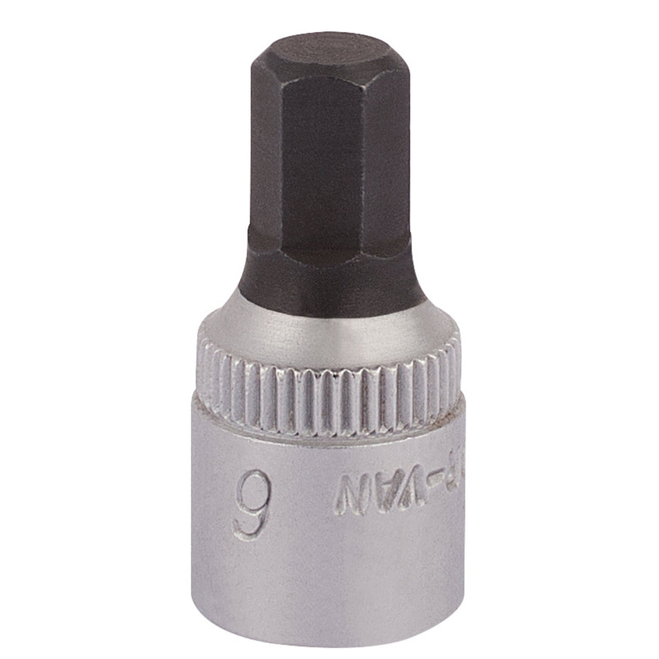 6mm 1/4in. Square Drive Hexagon Screwdriver Socket: Model No.1455-IN