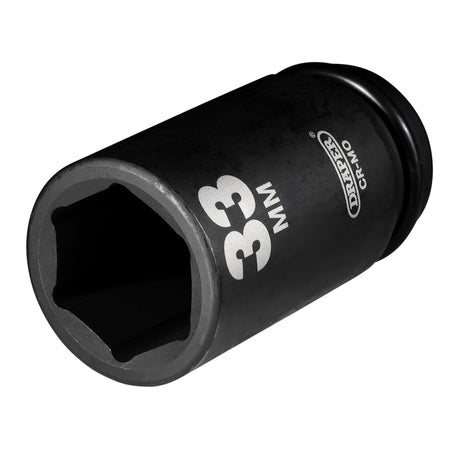DRAPER Expert 33mm 3/4in. Square Drive Hi-Torq ; 6 Point Deep Impact Socket: Model No.419D-MM