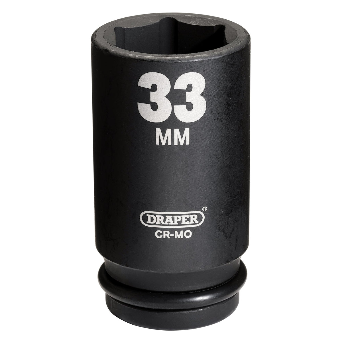 DRAPER Expert 33mm 3/4in. Square Drive Hi-Torq ; 6 Point Deep Impact Socket: Model No.419D-MM
