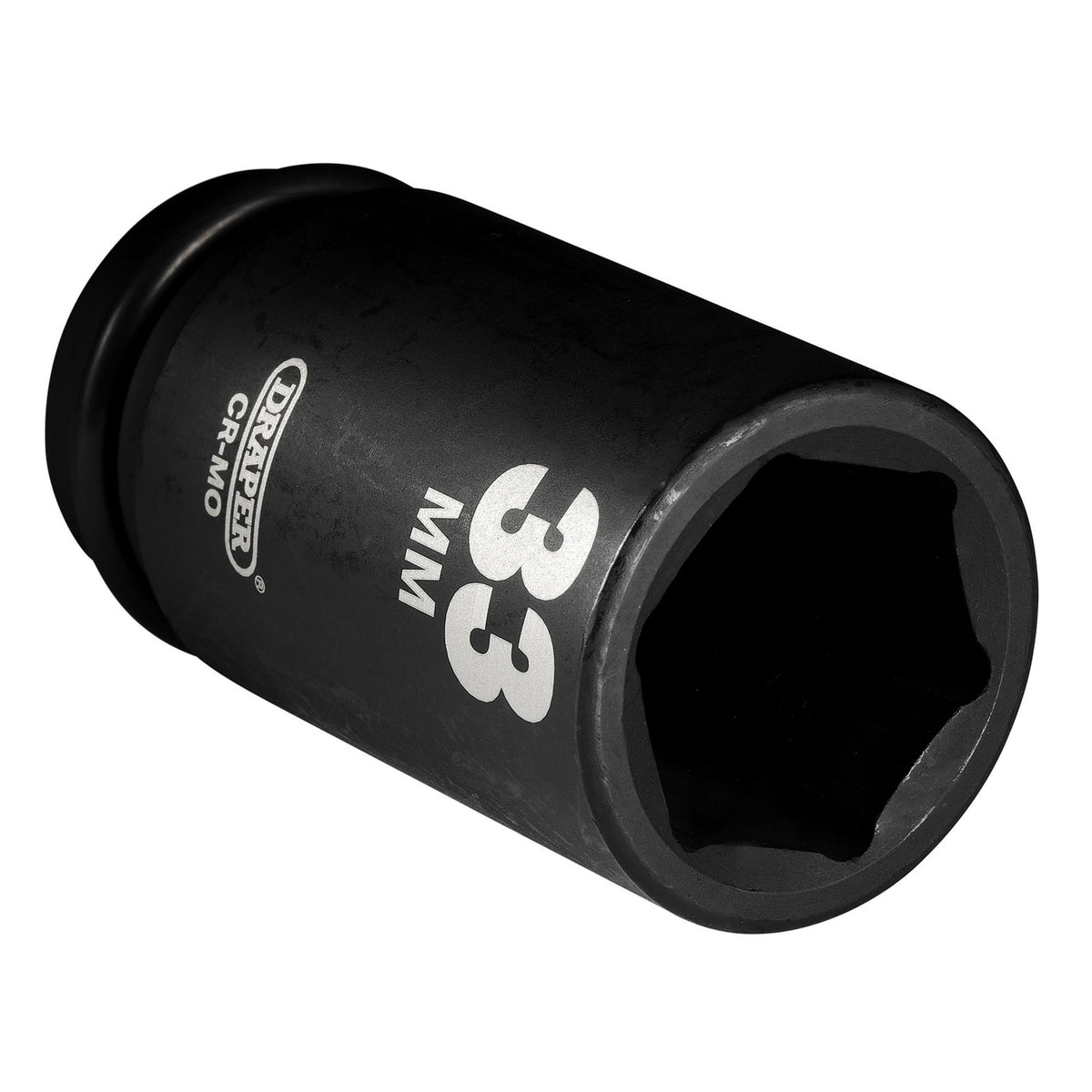 DRAPER Expert 33mm 3/4in. Square Drive Hi-Torq ; 6 Point Deep Impact Socket: Model No.419D-MM