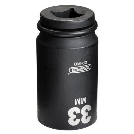 DRAPER Expert 33mm 3/4in. Square Drive Hi-Torq ; 6 Point Deep Impact Socket: Model No.419D-MM