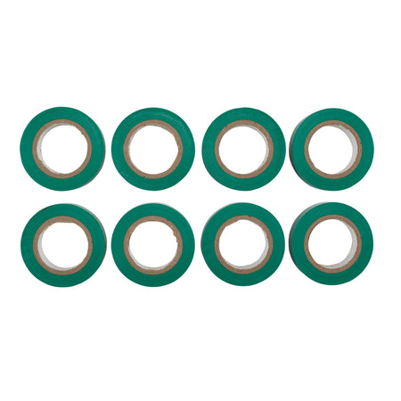 DRAPER Expert 8 x 10M x 19mm Green Insulation Tape to BSEN60454/Type2: Model No.619