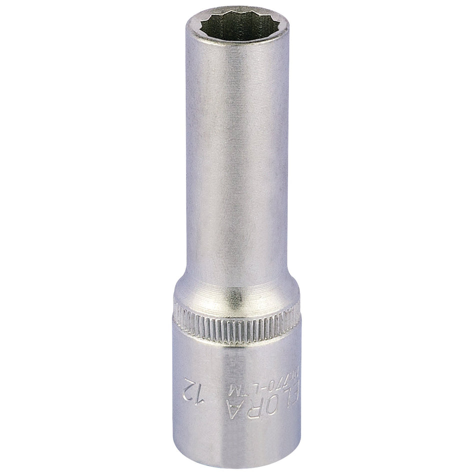 12mm 1/2in. Square Drive Deep Bi-Hexagon Socket: Model No.770-LT