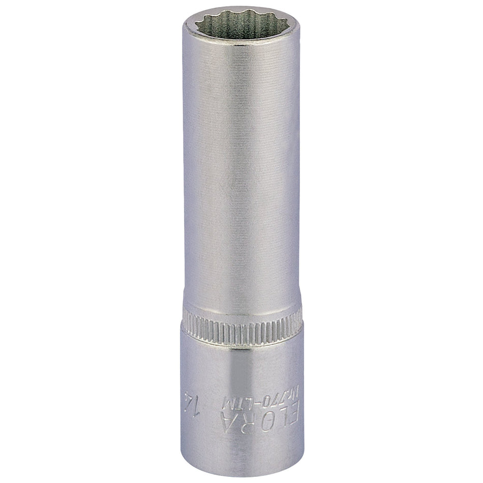 14mm 1/2in. Square Drive Deep Bi-Hexagon Socket: Model No.770-LT