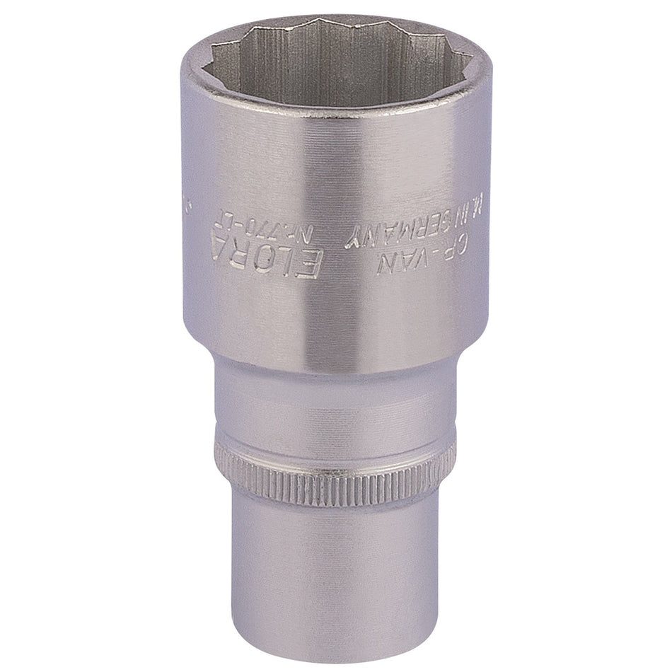 30mm 1/2in. Square Drive Deep Bi-Hexagon Socket: Model No.770-LT