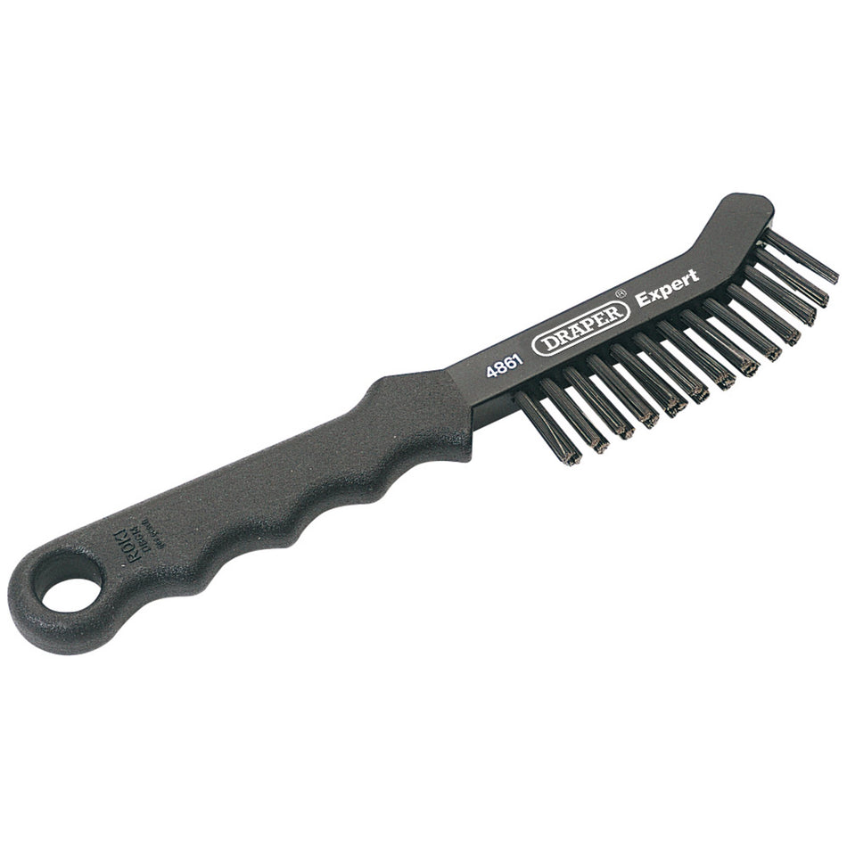 DRAPER Expert 225mm Steel Wire Fill Hand Brush: Model No.4861