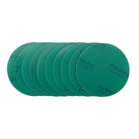 Wet and Dry Sanding Discs with Hook and Loop, 75mm, 2000 Grit (Pack of 10): Model No. SDWOD75