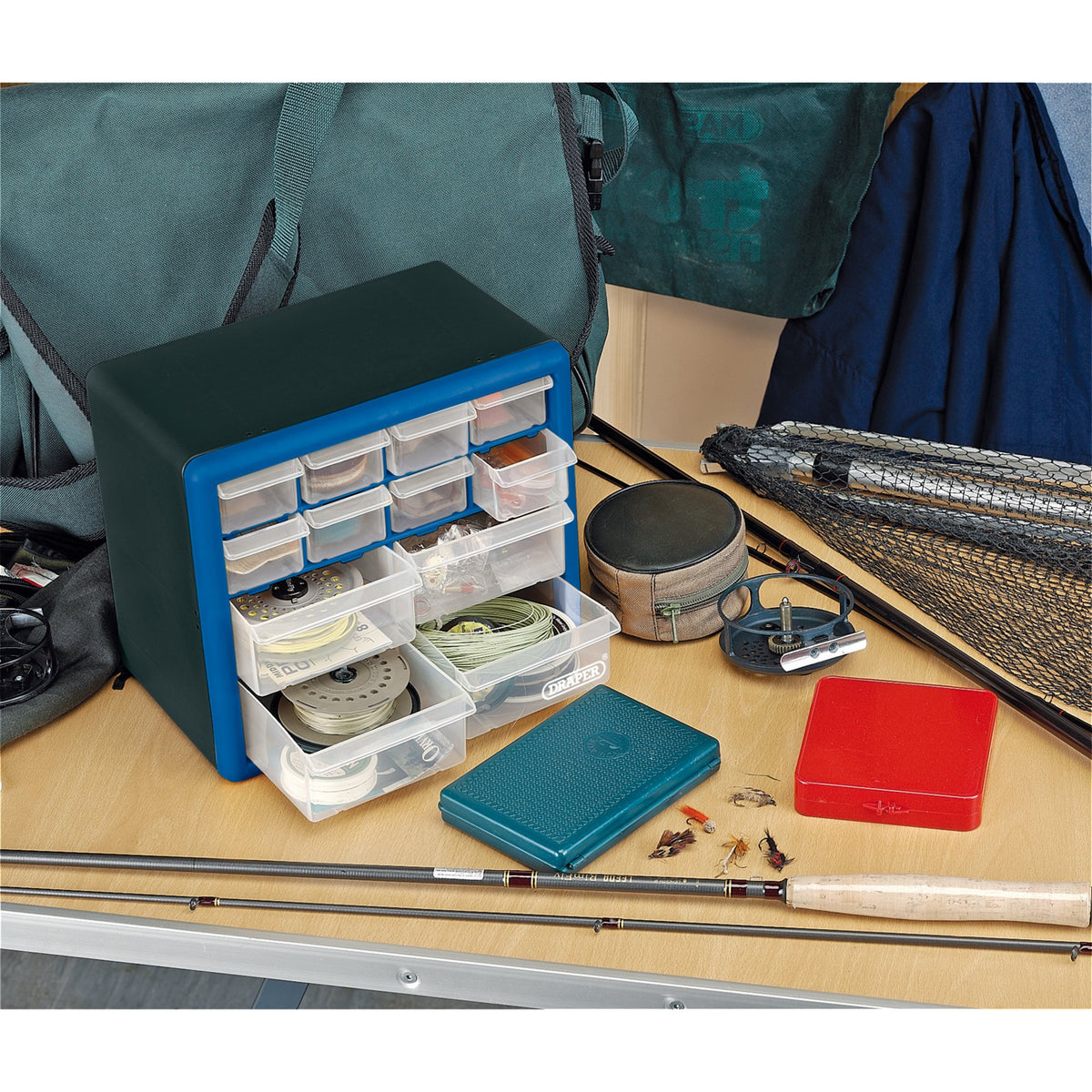 DRAPER 12 Drawer Organiser: Model No.POC12