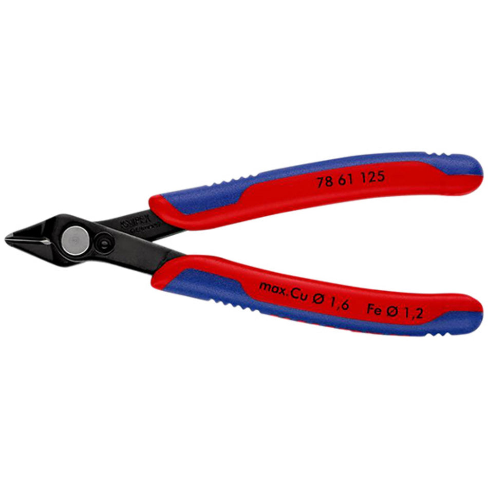 Knipex 125mm Spring Steel Electronics Super-Knips : Model No.78 61 125 SBE