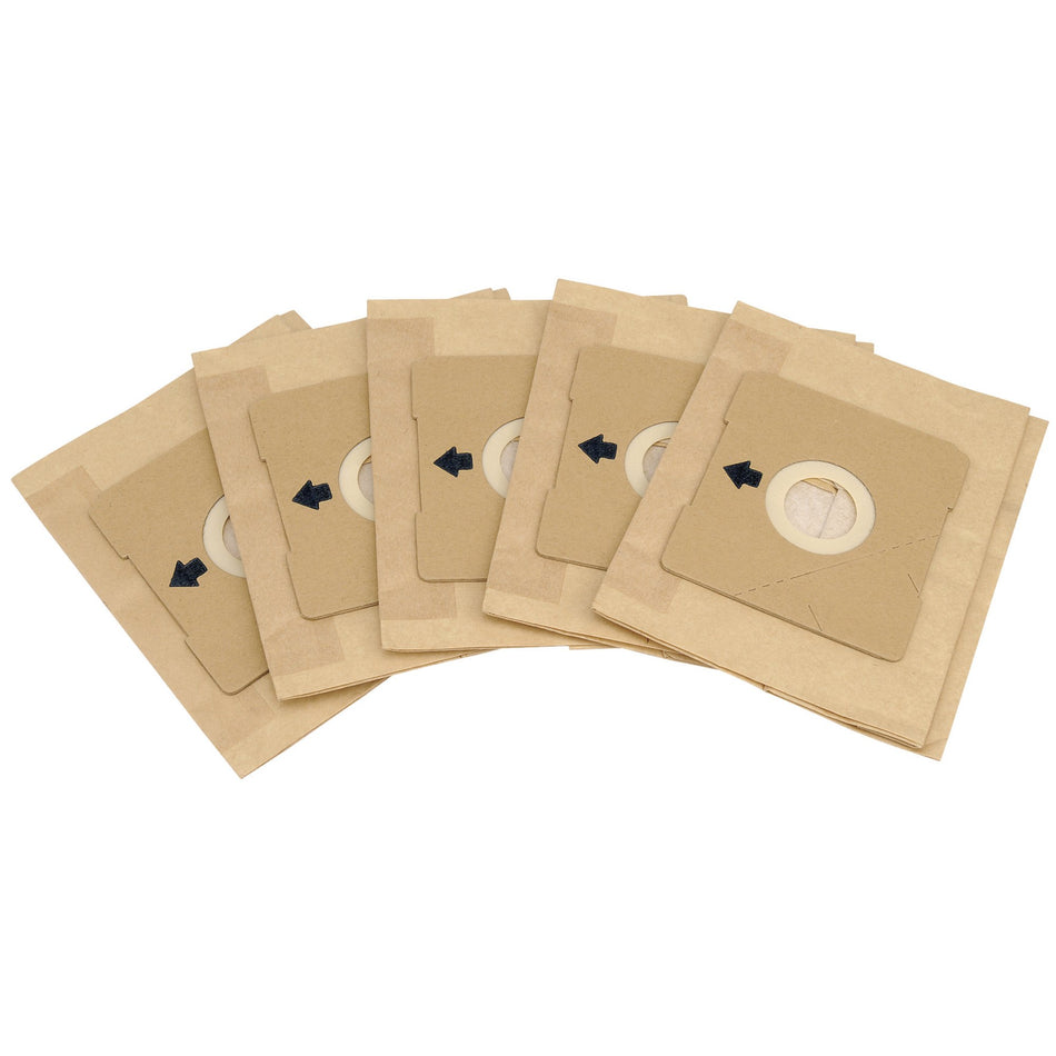 DRAPER Pack of Five Dust Bags for VC1600: Model No.VDB5
