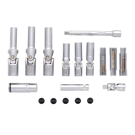 Thin Wall PSG Glow Plug Socket Set, 3/8" and 1/4" Sq. Dr. (18 Piece): No.GPSS-18PC