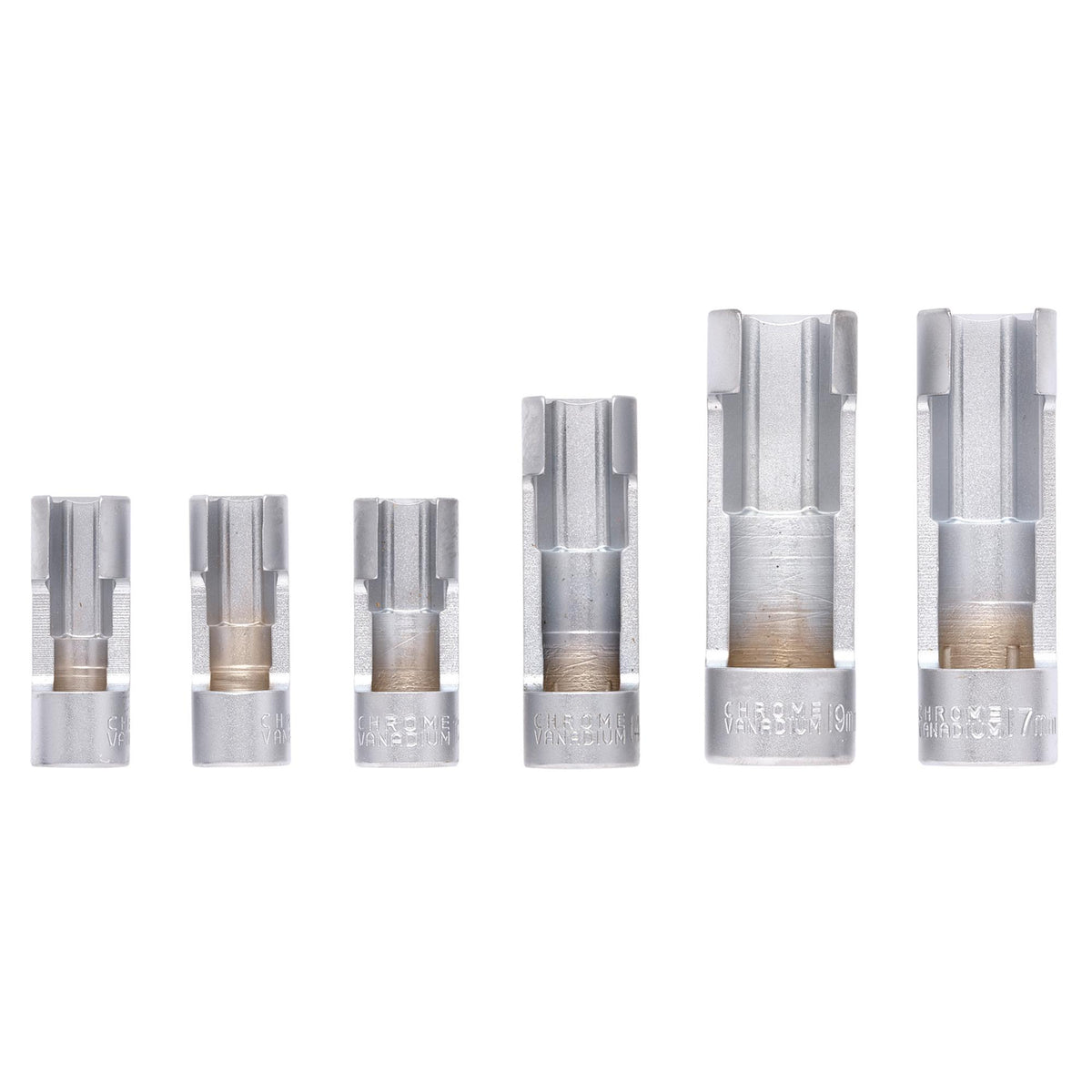 Temperature Sensor Socket Set, 1/2" and 3/8" Sq. Dr. (6 Piece): No.TSS-6PC