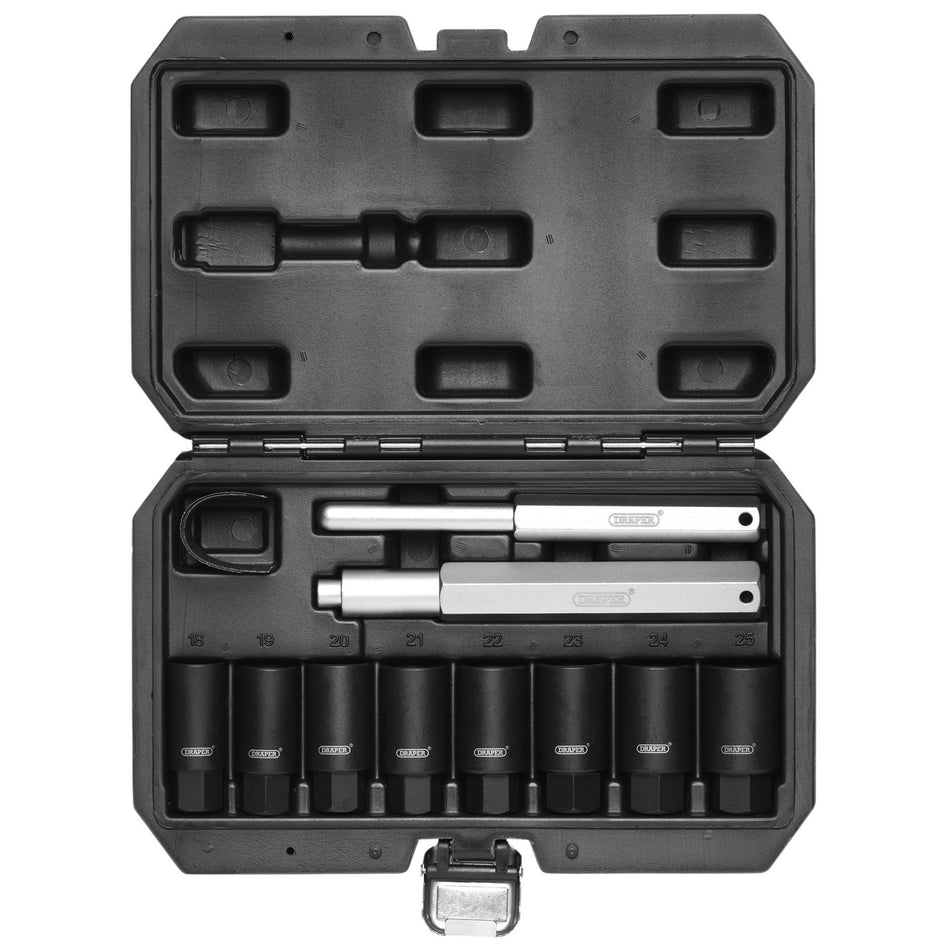 Locking Wheel Nut Removal Set (10 Piece): No.LWNR-10PC