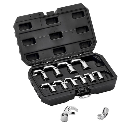 Flexible Crowfoot Socket Wrench Set, 3/8" Sq. Dr. (12 Piece): No.FCS-12PC