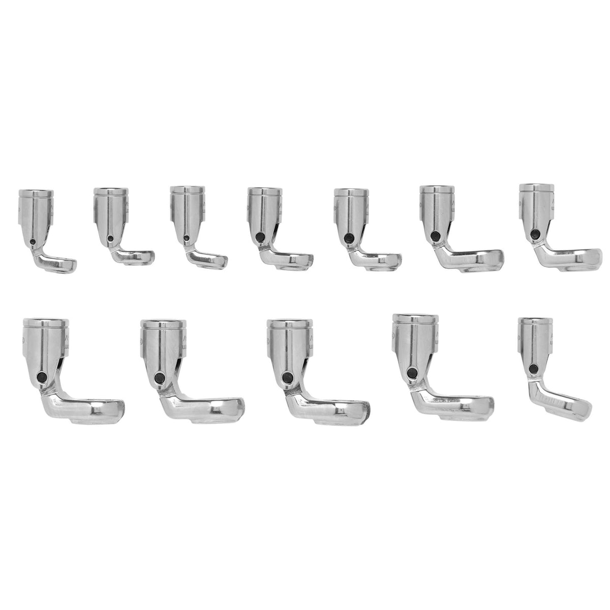 Flexible Crowfoot Socket Wrench Set, 3/8" Sq. Dr. (12 Piece): No.FCS-12PC