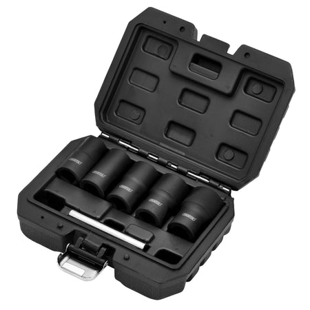 Impact Wheel Nut Socket Set, 1/2" Sq. Dr. (6 Piece): No.LWNS6-B