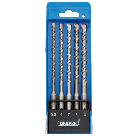 SDS Plus Centric Tip Drill Bit Set (5 Piece): No.DBSDS2