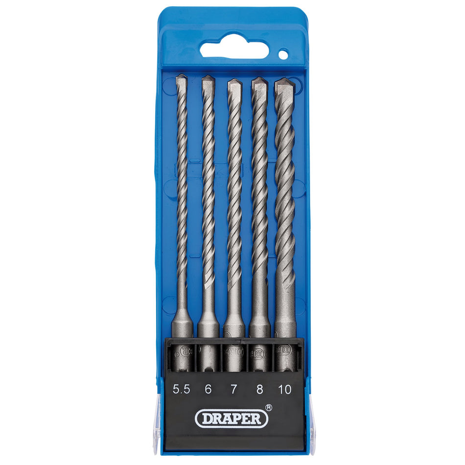 SDS Plus Centric Tip Drill Bit Set (5 Piece): No.DBSDS2