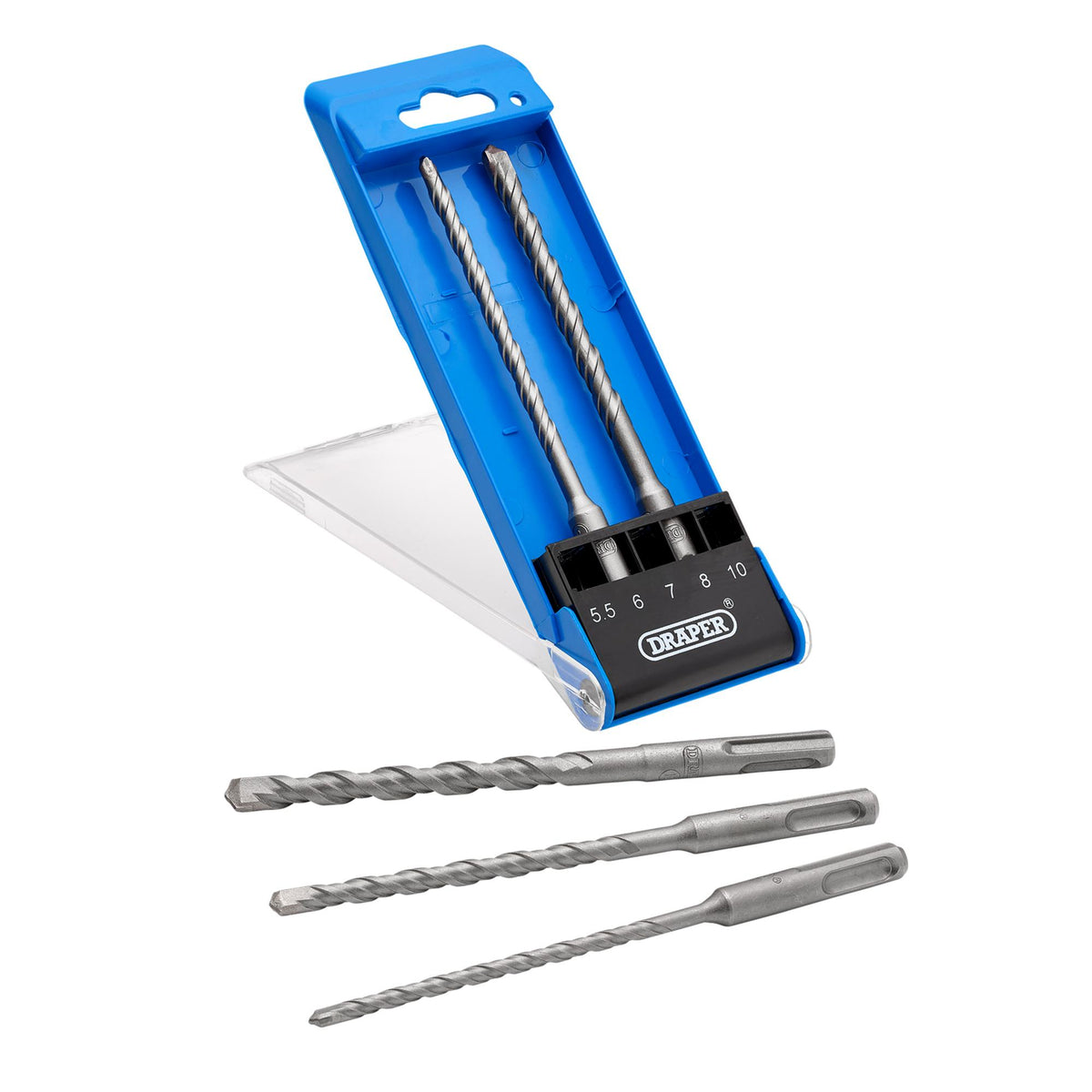 SDS Plus Centric Tip Drill Bit Set (5 Piece): No.DBSDS2
