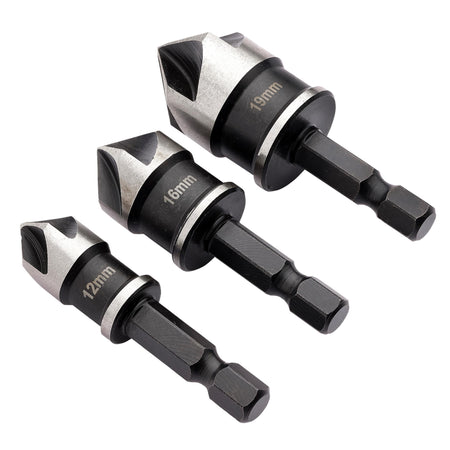 Countersink Bit Set (3 Piece): No.CSBSET1