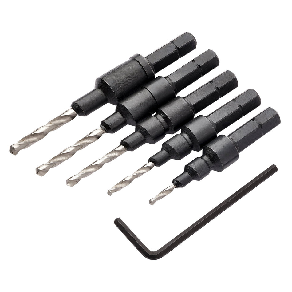 Countersink Bit Set (5 Piece): No.CSBSET2