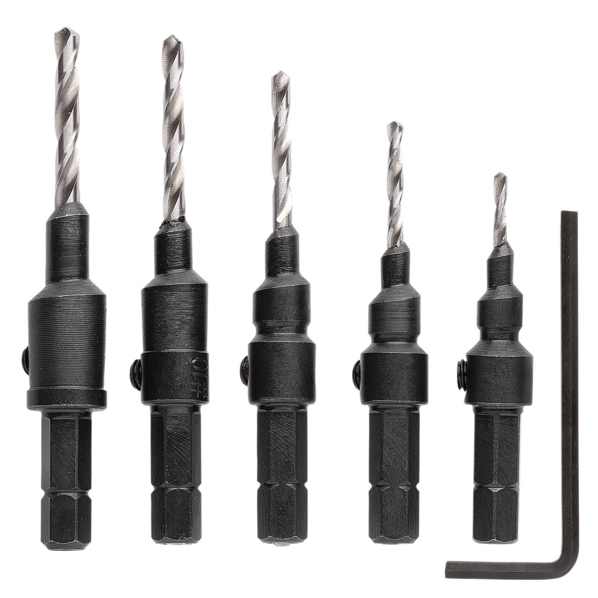 Countersink Bit Set (5 Piece): No.CSBSET2