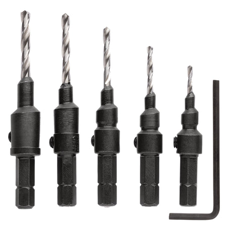 Countersink Bit Set (5 Piece): No.CSBSET2