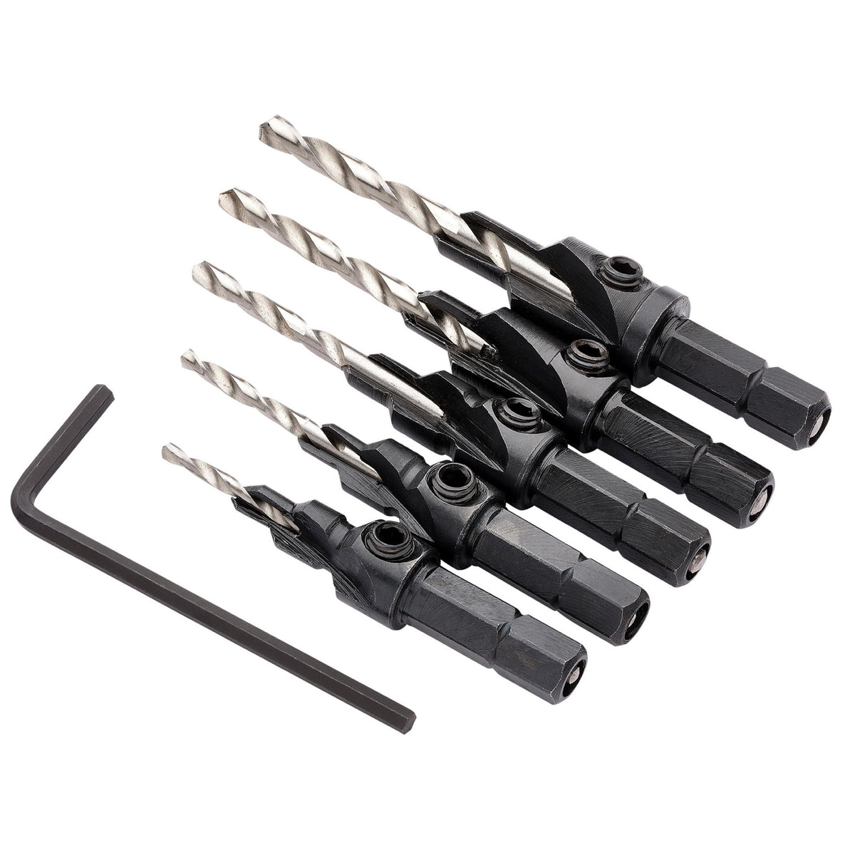 Countersink Bit Set (5 Piece): No.CSBSET2