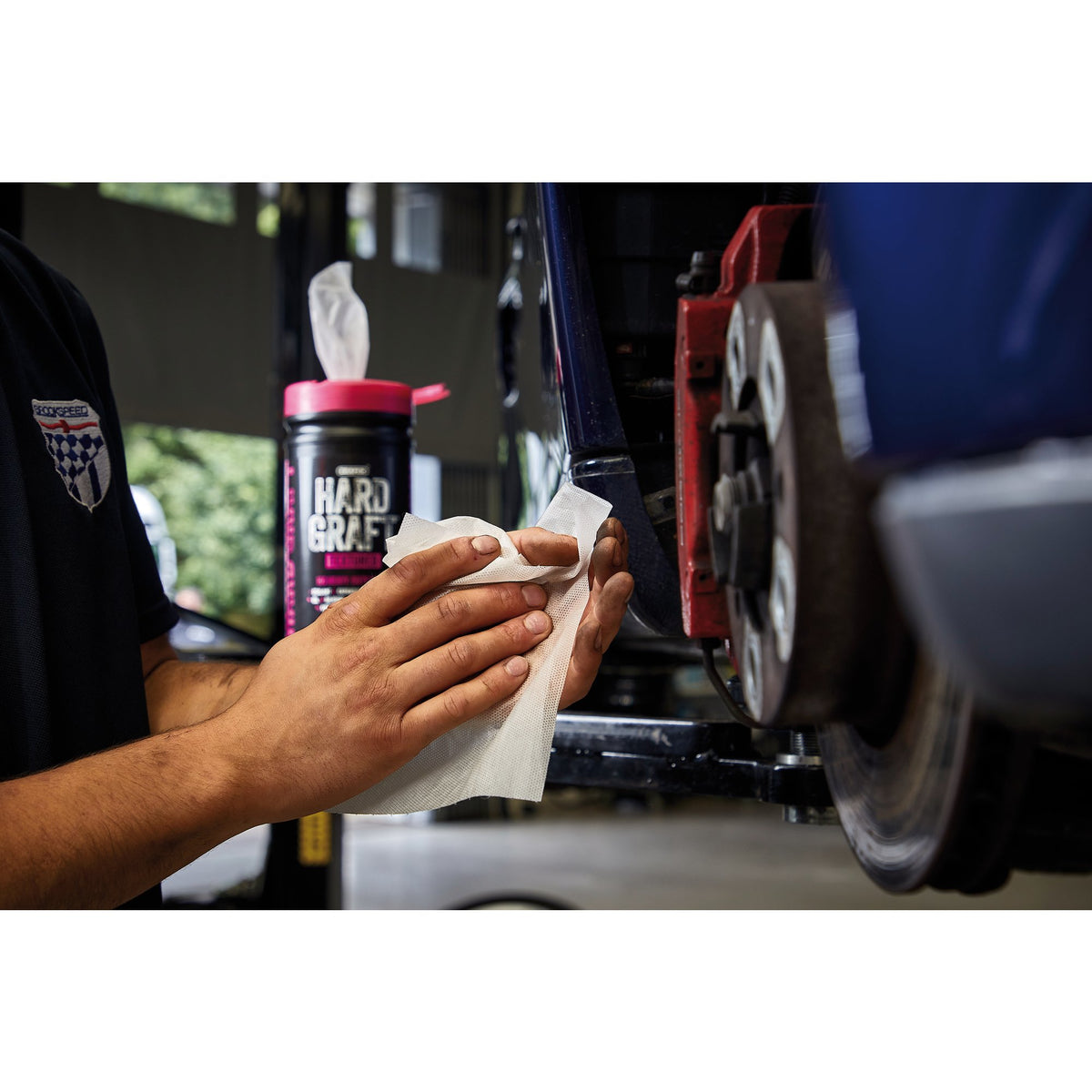 Draper Hard Graft Multipurpose Textured Wipes (Tub of 100) : Model No. HGW-TE100
