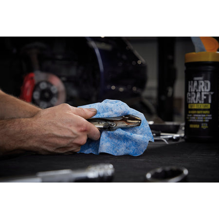 Draper Hard Graft Multipurpose Tuff-Texture Wipes (Tub of 80) : Model No. HGW-TU80