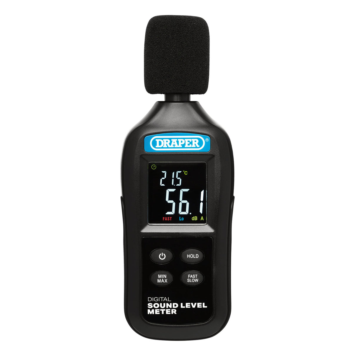 Handheld Digital Sound Level Meter, 35-135dB and -20 to +70&deg;C: No.180-DSLM-1