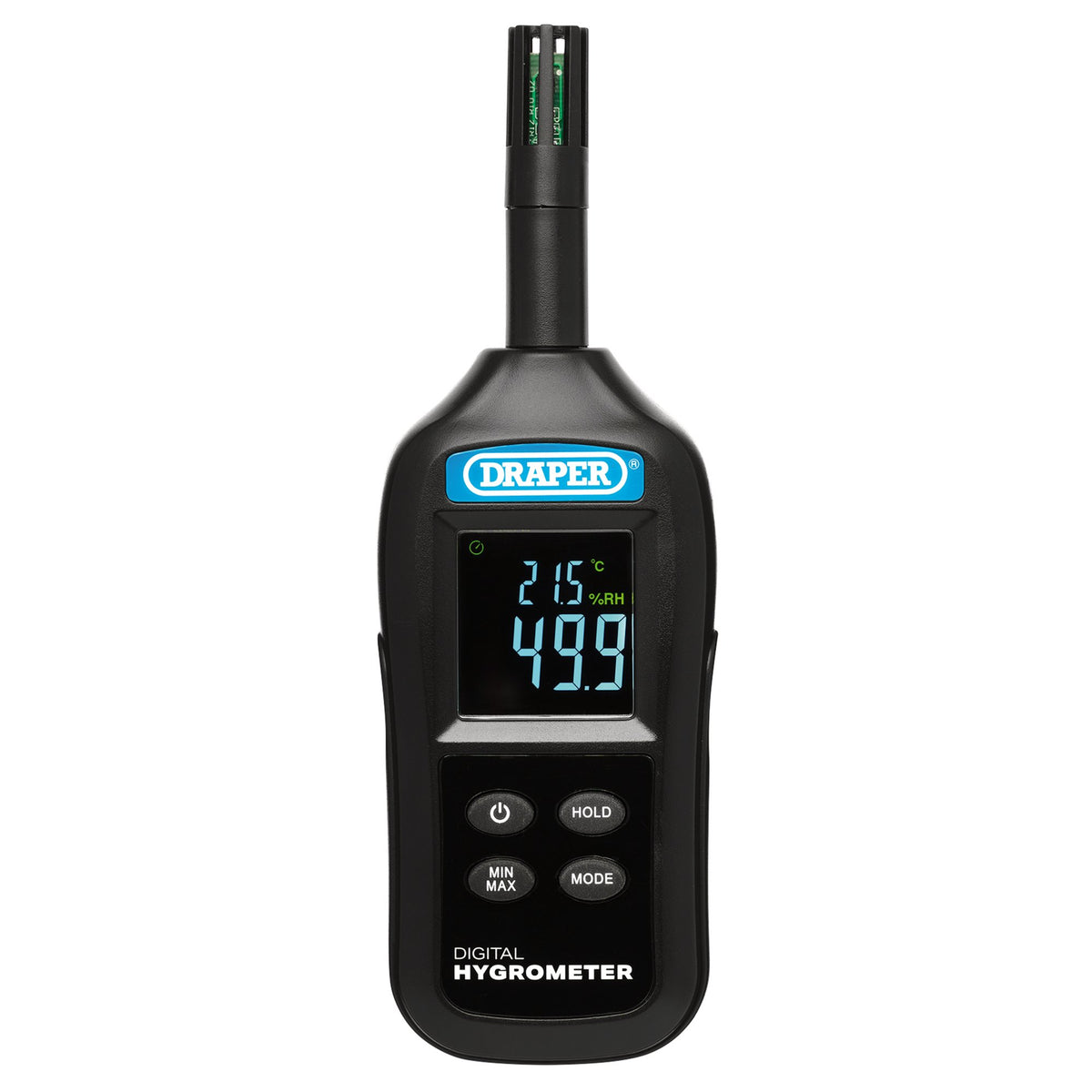 Handheld Digital Hygrometer - Humidity and Temperature Meter, 0-100% RH and -20 to +70&deg;C: No.180-DH-1