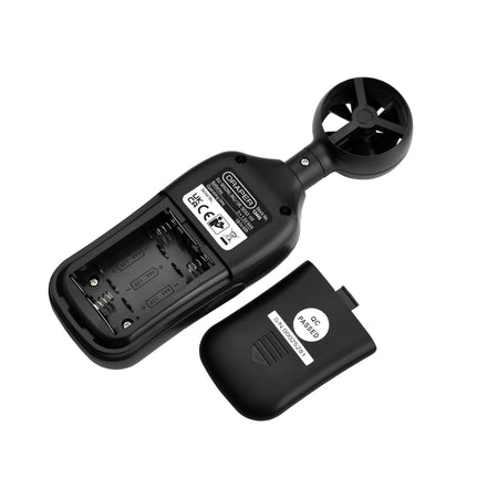 Handheld Digital Anemometer - Wind Speed and Temperature Meter, 0.4-30m/s and -20 to +70&deg;C: No.180-DA-1